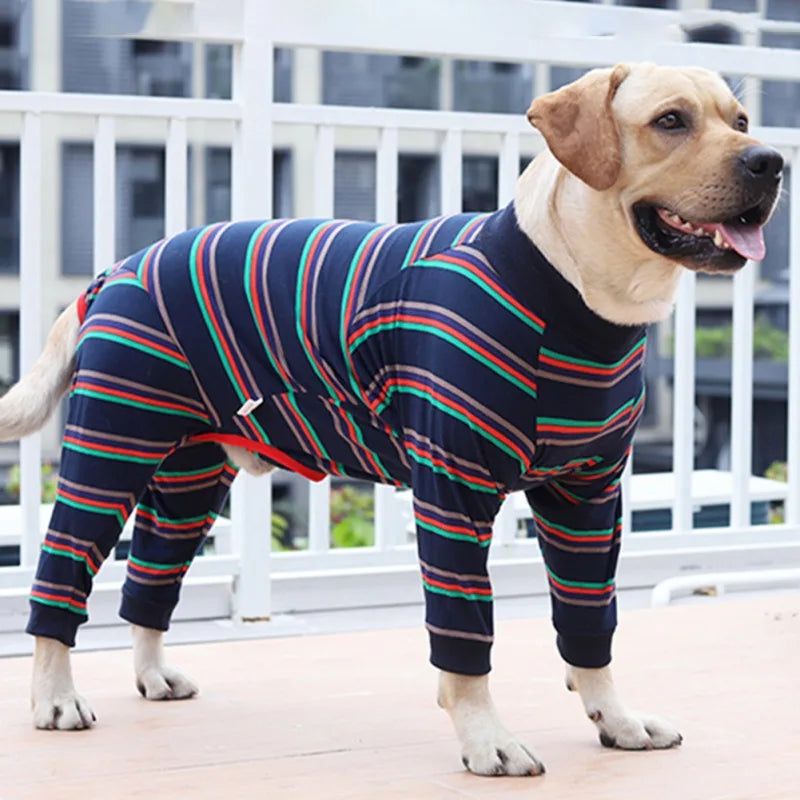 EPCI Four Feet Dog Lightweight Pajamas Pure Dog Jumpsuits 4 Legs Dog T-Shirt PJS Puppy Costume For Large Medium Dogs